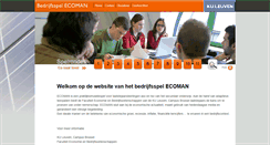Desktop Screenshot of ecoman.be